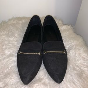 Express Pointed Toe Chain Loafers